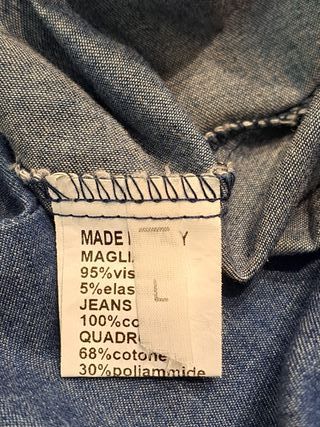 VESTIDO largo DOPPIOSENSO manga corta Talla L