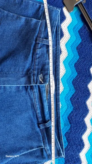 Jeans gamba larga taglia L italiana