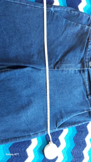 Jeans gamba larga taglia L italiana