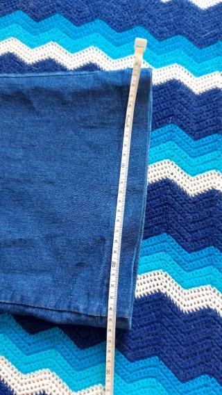 Jeans gamba larga taglia L italiana