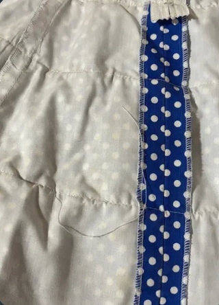 Traje Flamenca Niña Azul Lunares