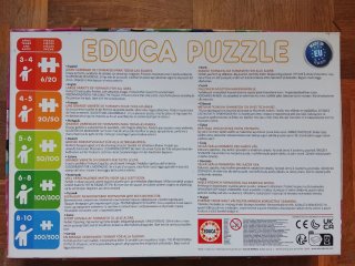 Puzzle 4 Princesas Disney Educa