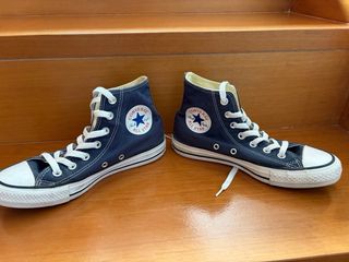 Converse caña alta azules