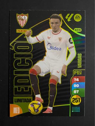 Cromo Vargas Edición Limitada Adrenalyn XL 24-25