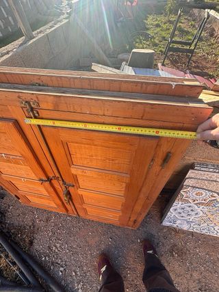 Ventana madera 1m x 1m