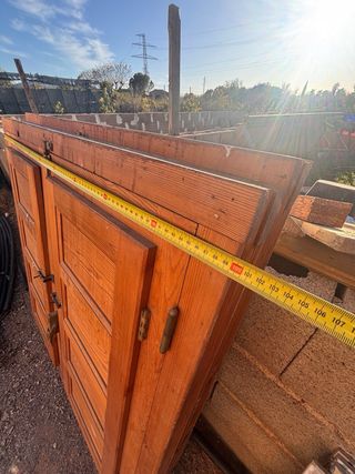 Ventana madera 1m x 1m