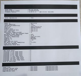 Stampante Laser Samsung ML2165W conWIFI toner 100%