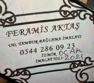 Laúd Feramis Aktaş Imalat Yili 2021