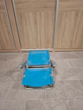 Silla de playa baja plegable