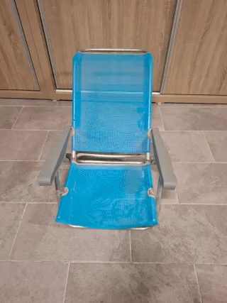 Silla de playa baja plegable