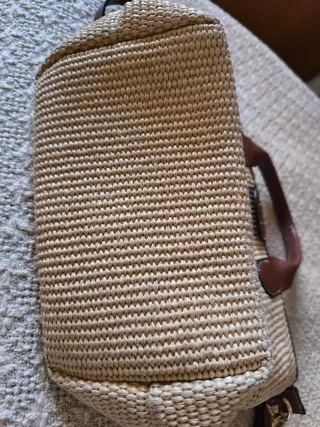 Bolso de verano tejido efecto rafia
