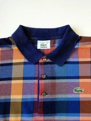 Polo Cuadros Vintage Lacoste Multicolor