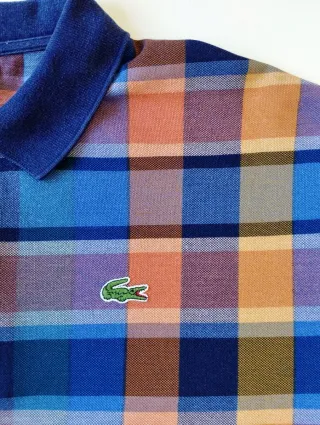 Polo Cuadros Vintage Lacoste Multicolor