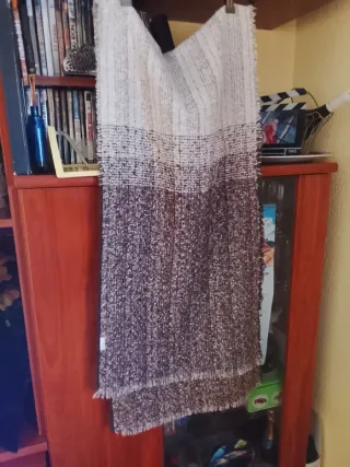 Pañuelo Pashmina Beige y Marrón