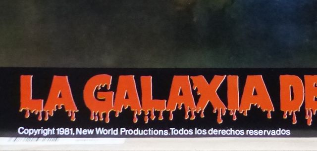 LA GALAXIA DEL TERROR - año 1981, 12 fotocromos
