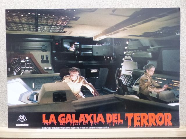 LA GALAXIA DEL TERROR - año 1981, 12 fotocromos