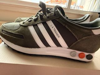 Zapatillas Adidas LA Trainer Talla 38.5 Verde Mili