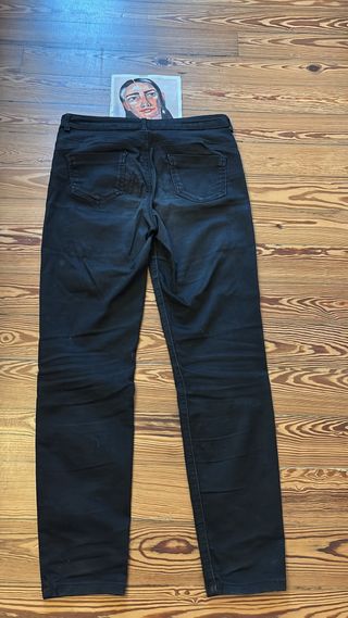 Pantalon Vaquero Calzedonia Negro Talla L Elastano