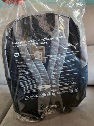Mochila Puma Buzz Gris nueva