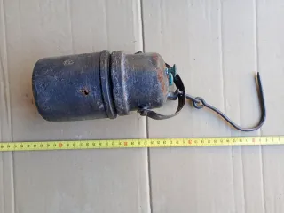 Candil carburo minero antiguo lámpara