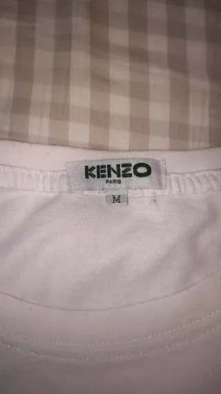 Camiseta Kenzo Tigre Bordado Oro Talla M