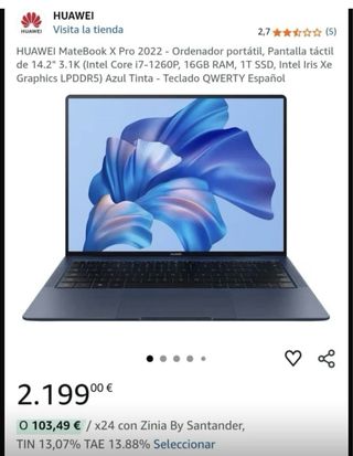 HUAWEI MateBook 16S Gris Oscuro