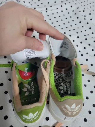 Adidas Stan Smith  disney Bianche con Lacci Colora