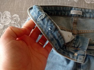 Shorts di jeans con strass tg 12 anni