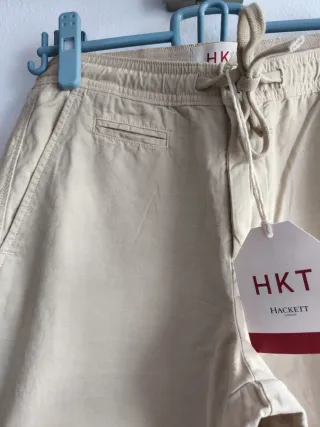 Pantalón Chino Hackett Hombre T40 Beige