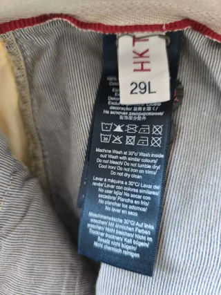 Pantalón Chino Hackett Hombre T40 Beige