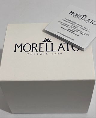 Anello Morellato Argento 925 Nero Regolabile