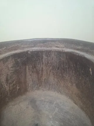 Contenitore legno Himachal antico Nepal