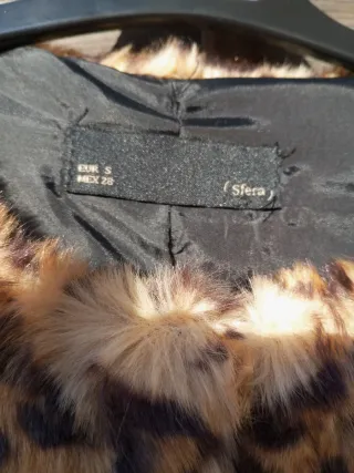 Chaquetón estampado leopardo mujer talla S