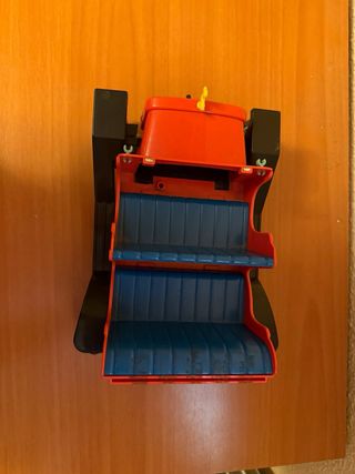 Coche Barriguitas Vintage Rojo y Azul