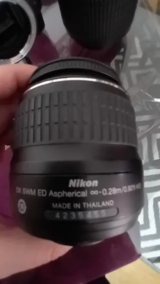 Cámara Nikon D60 Reflex Digital