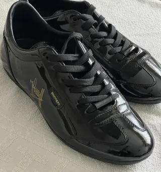 Zapatillas de vestir negras charol de Cruyff