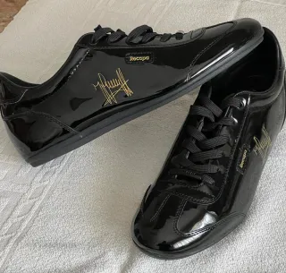 Zapatillas de vestir negras charol de Cruyff