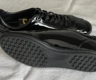 Zapatillas de vestir negras charol de Cruyff