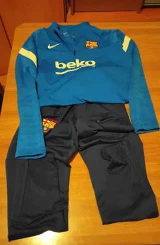 Conjunto Chándal Barcelona Nike Azul