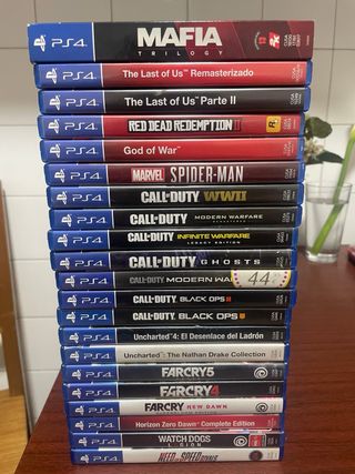 PS4 Juegos: Mafia, Spiderman y COD Ghosts