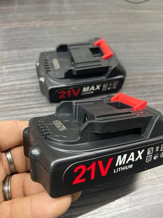 2 Baterías Litio 21V MAX