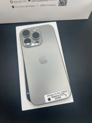 iPhone 16 Pro 128GB NATURAL TITANIUM GARANTIA