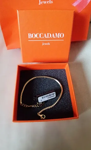 Bracciale Boccadamo oro zirconi bianchi