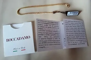 Bracciale Boccadamo oro zirconi bianchi