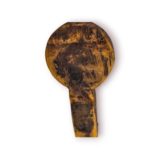 Amuleto Pastoril Antigo Madeira Roseta Solar