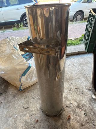 Tubo chimenea doble capa