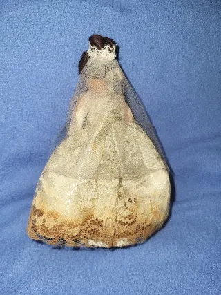 Muñeca Tarta Bautismo Años 60