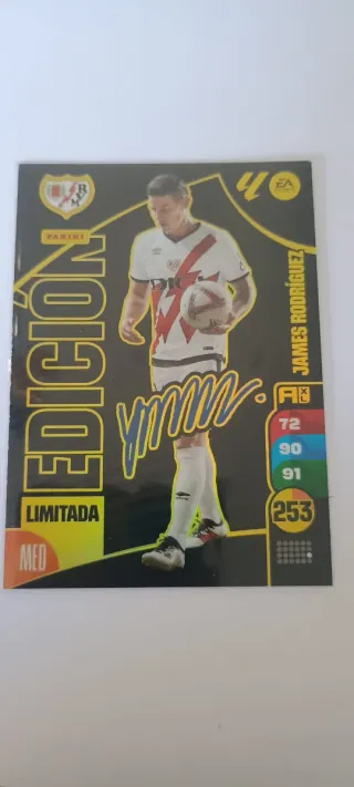 Carta James Rodríguez Edición Limitada Firmada