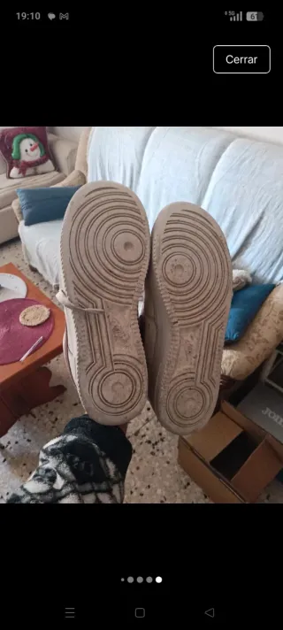 Zapatillas Nike Air Force 1 Blancas Rojas