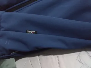 Giubbino UTILITY blu con cappuccio